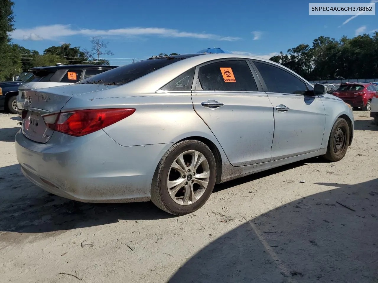 2012 Hyundai Sonata Se VIN: 5NPEC4AC6CH378862 Lot: 74450314