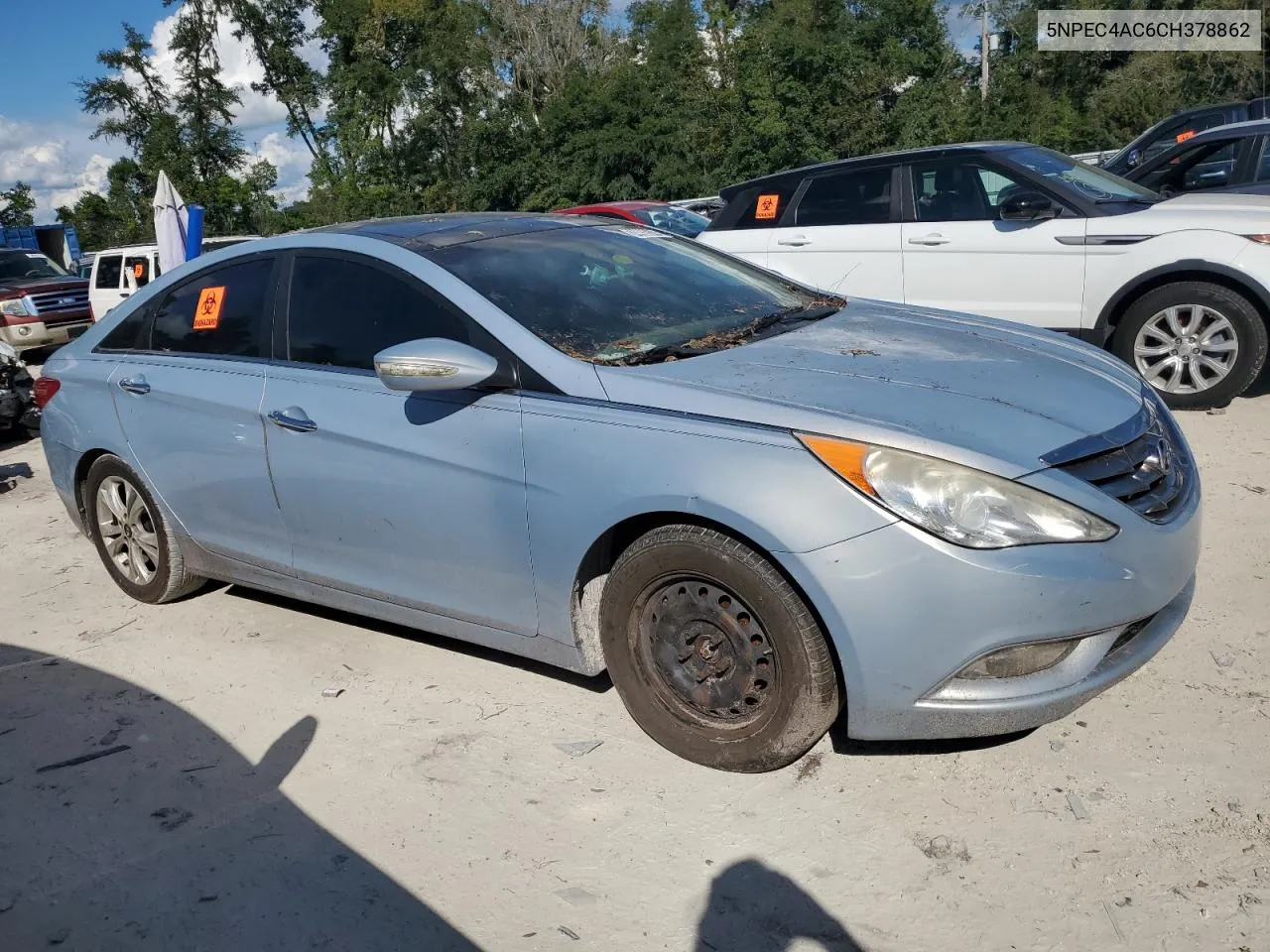 2012 Hyundai Sonata Se VIN: 5NPEC4AC6CH378862 Lot: 74450314