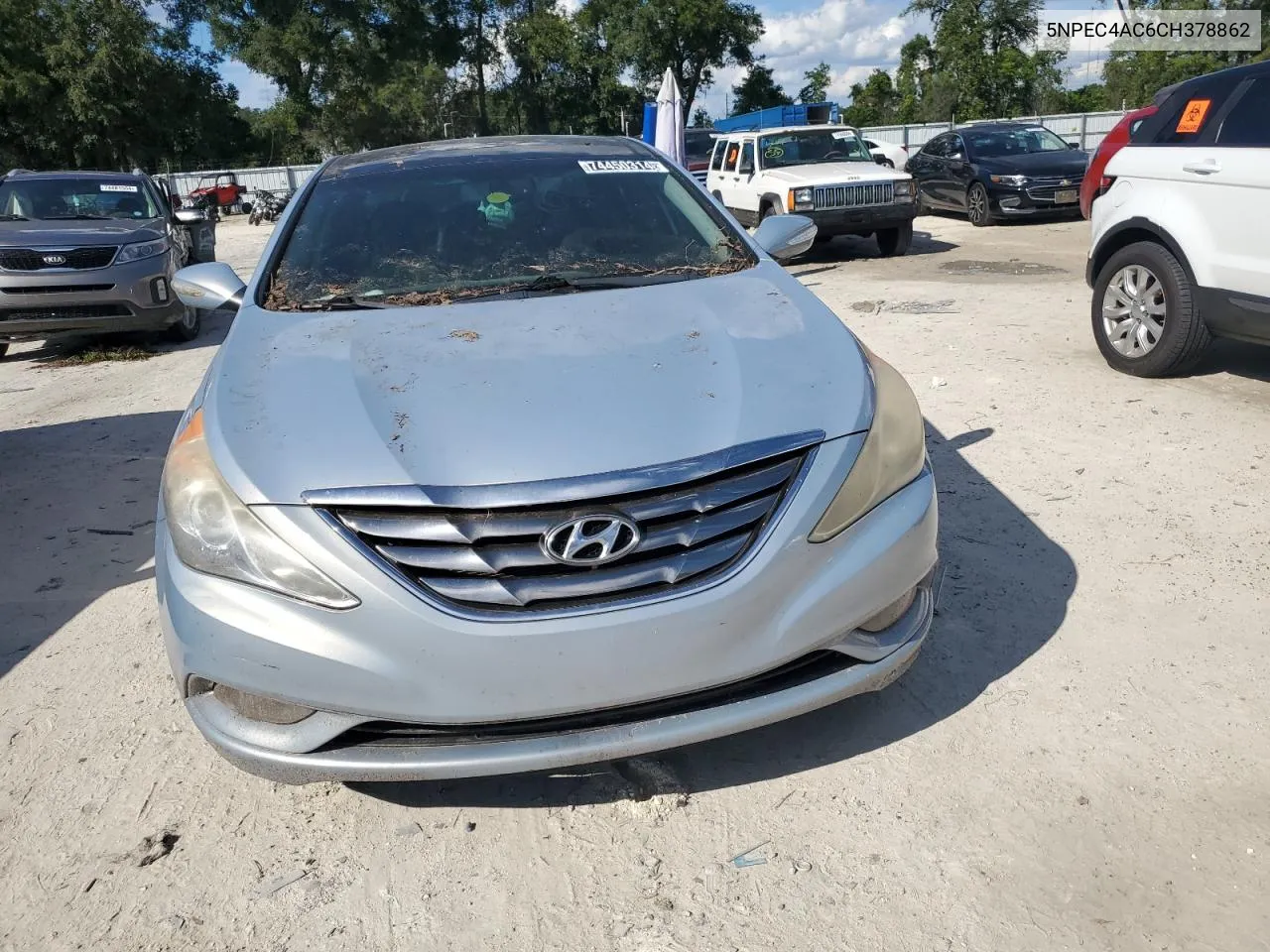 2012 Hyundai Sonata Se VIN: 5NPEC4AC6CH378862 Lot: 74450314