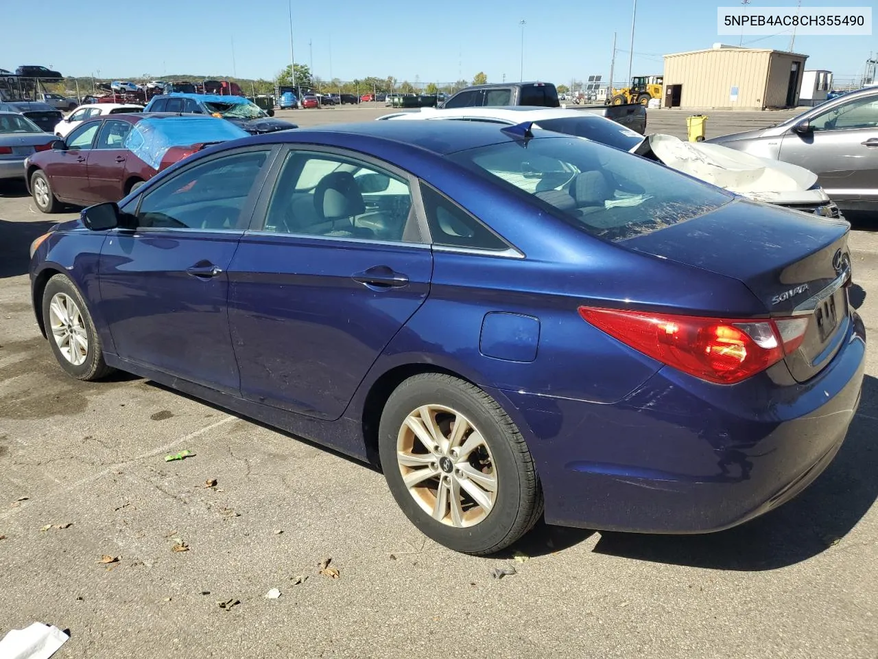 2012 Hyundai Sonata Gls VIN: 5NPEB4AC8CH355490 Lot: 74723254