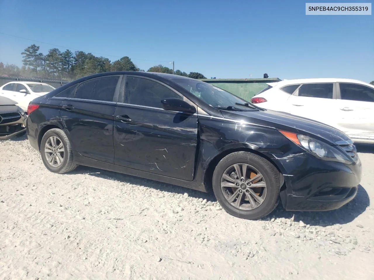 2012 Hyundai Sonata Gls VIN: 5NPEB4AC9CH355319 Lot: 74880554