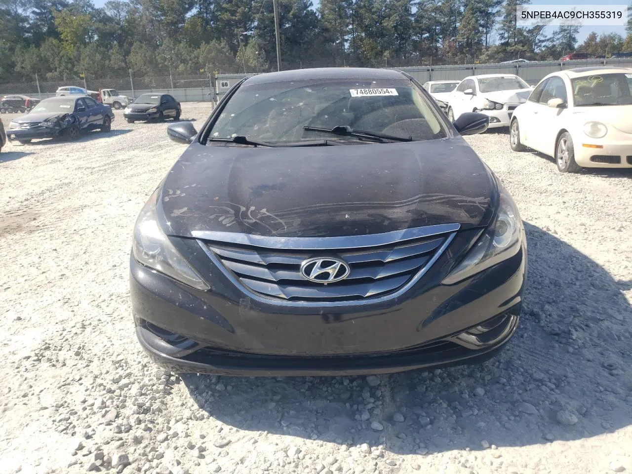 2012 Hyundai Sonata Gls VIN: 5NPEB4AC9CH355319 Lot: 74880554