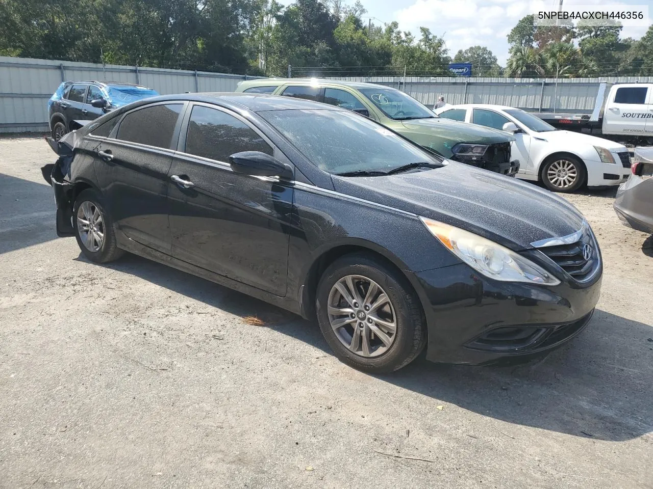 2012 Hyundai Sonata Gls VIN: 5NPEB4ACXCH446356 Lot: 74933684