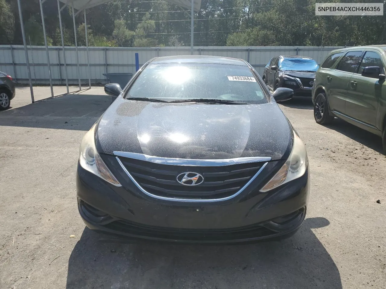 2012 Hyundai Sonata Gls VIN: 5NPEB4ACXCH446356 Lot: 74933684