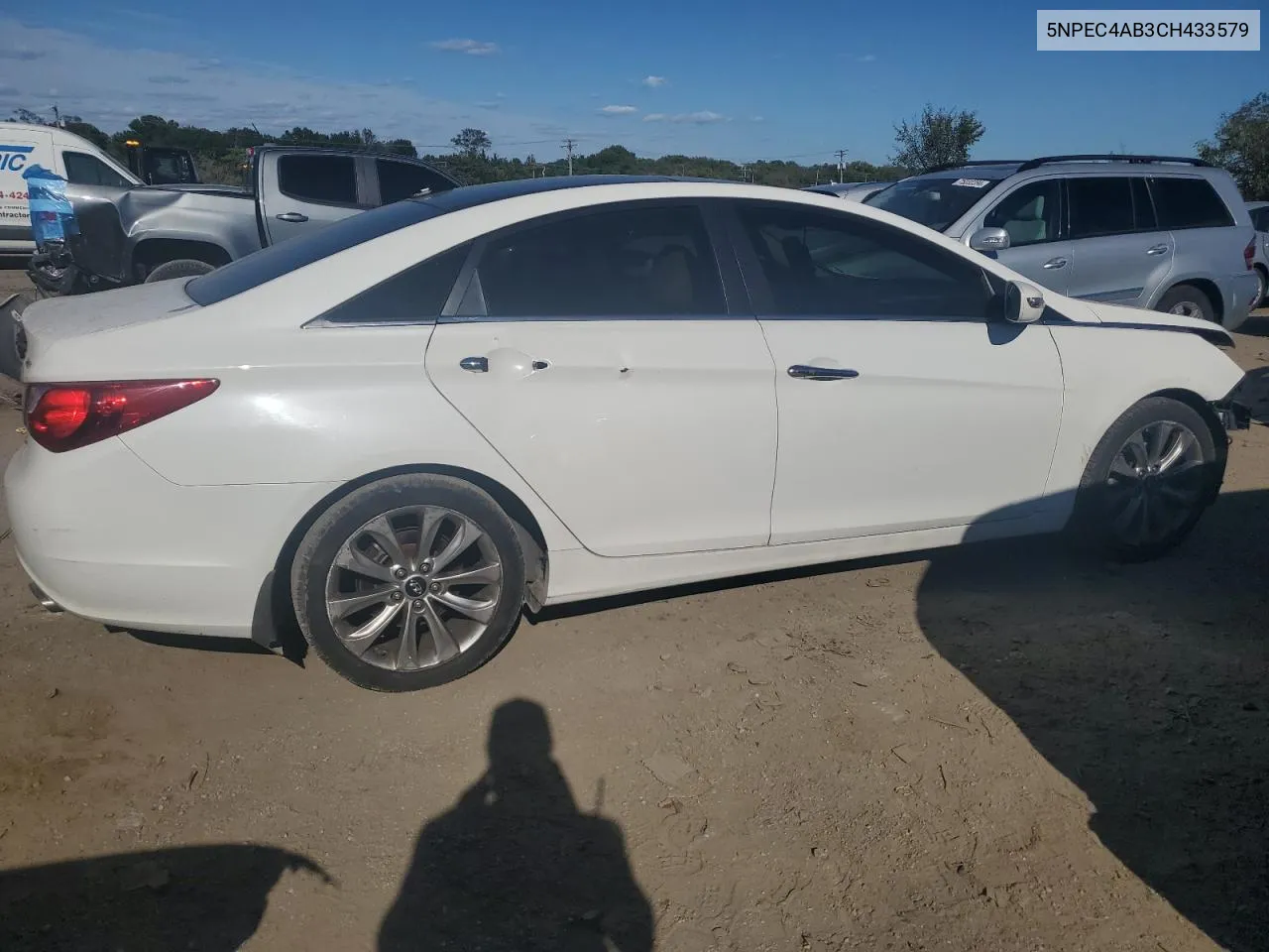 5NPEC4AB3CH433579 2012 Hyundai Sonata Se