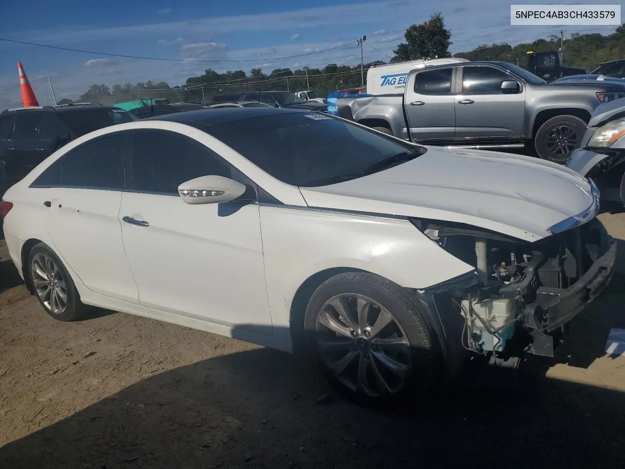 5NPEC4AB3CH433579 2012 Hyundai Sonata Se