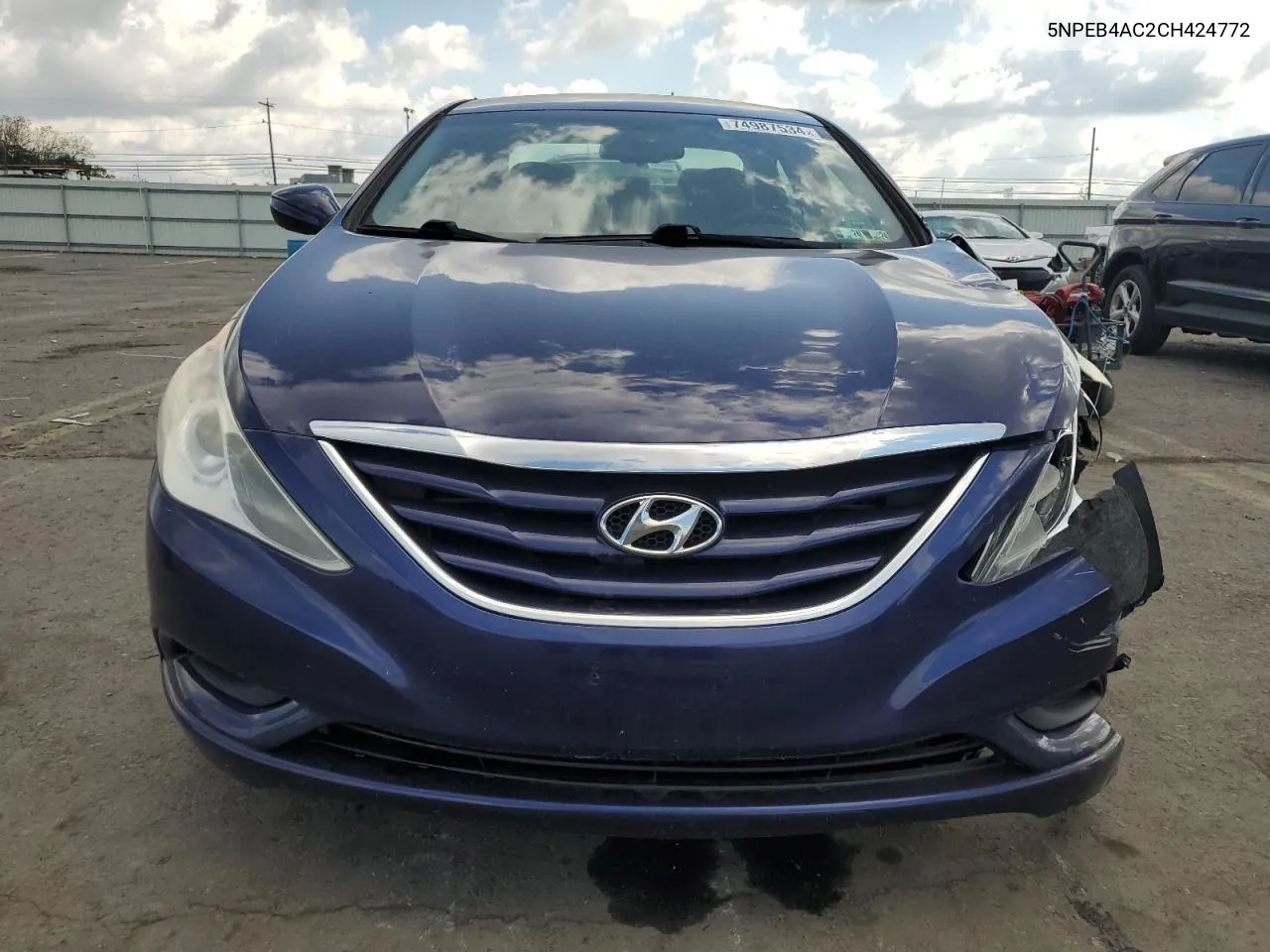 5NPEB4AC2CH424772 2012 Hyundai Sonata Gls