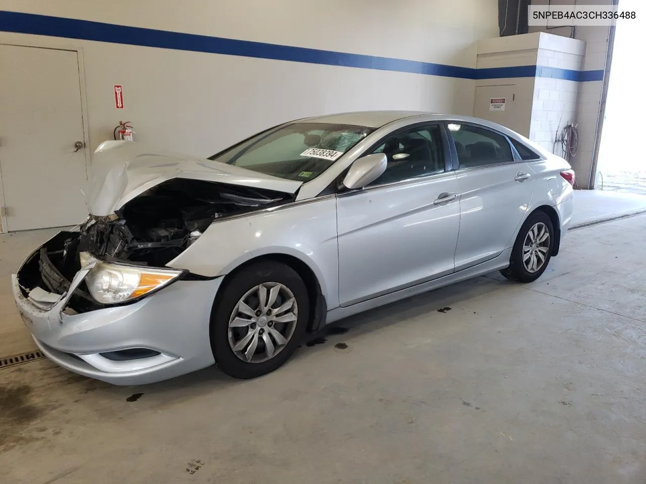 2012 Hyundai Sonata Gls VIN: 5NPEB4AC3CH336488 Lot: 75038394