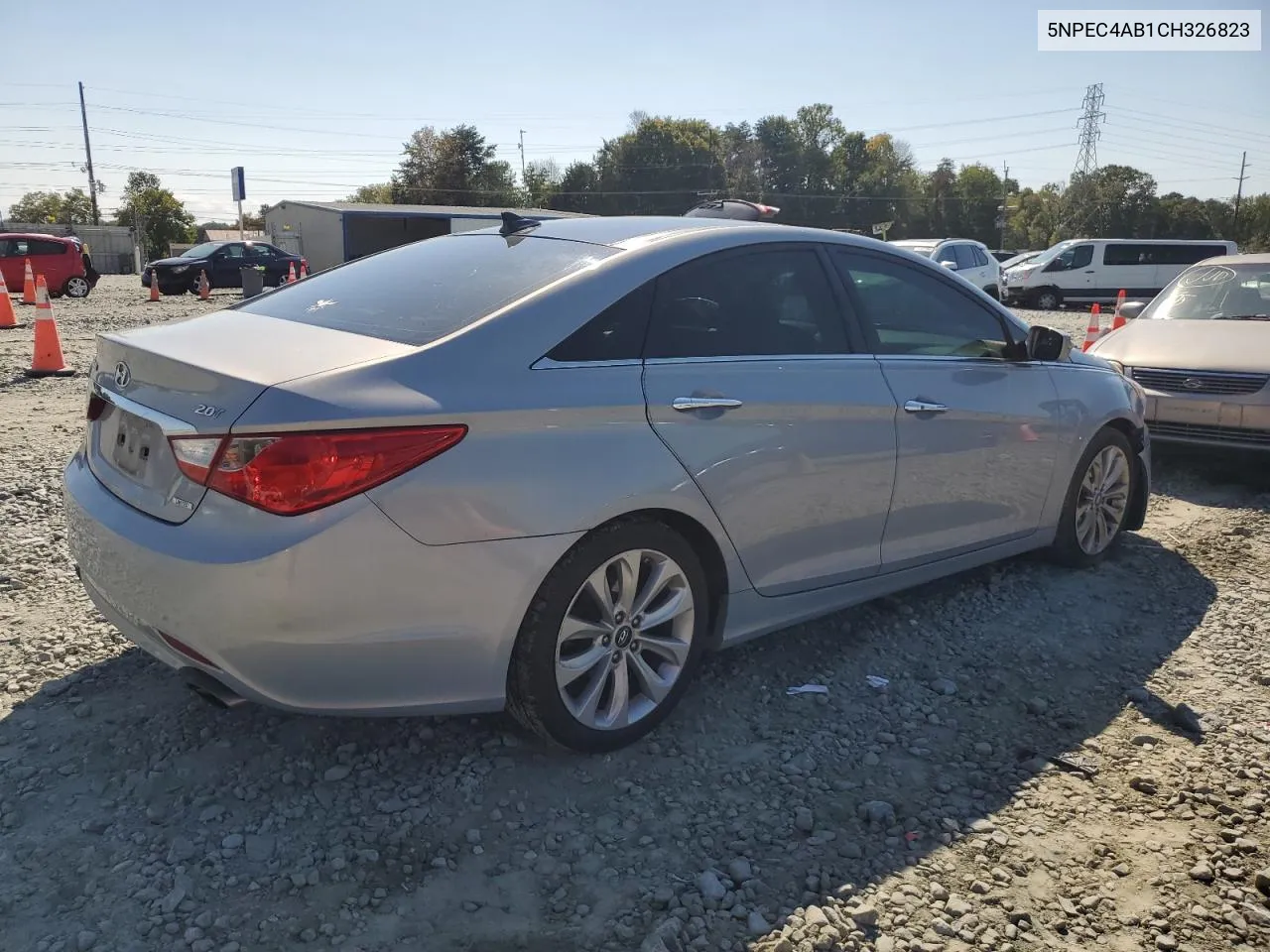 2012 Hyundai Sonata Se VIN: 5NPEC4AB1CH326823 Lot: 75161584