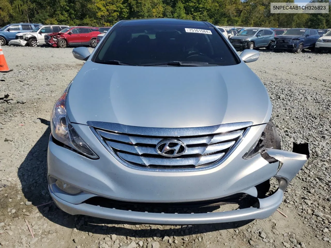 2012 Hyundai Sonata Se VIN: 5NPEC4AB1CH326823 Lot: 75161584