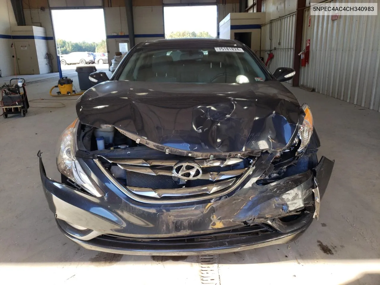 2012 Hyundai Sonata Se VIN: 5NPEC4AC4CH340983 Lot: 75181824