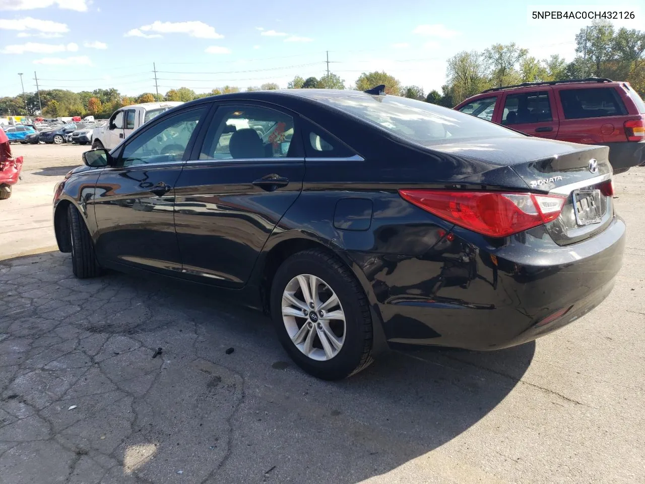 2012 Hyundai Sonata Gls VIN: 5NPEB4AC0CH432126 Lot: 75236964