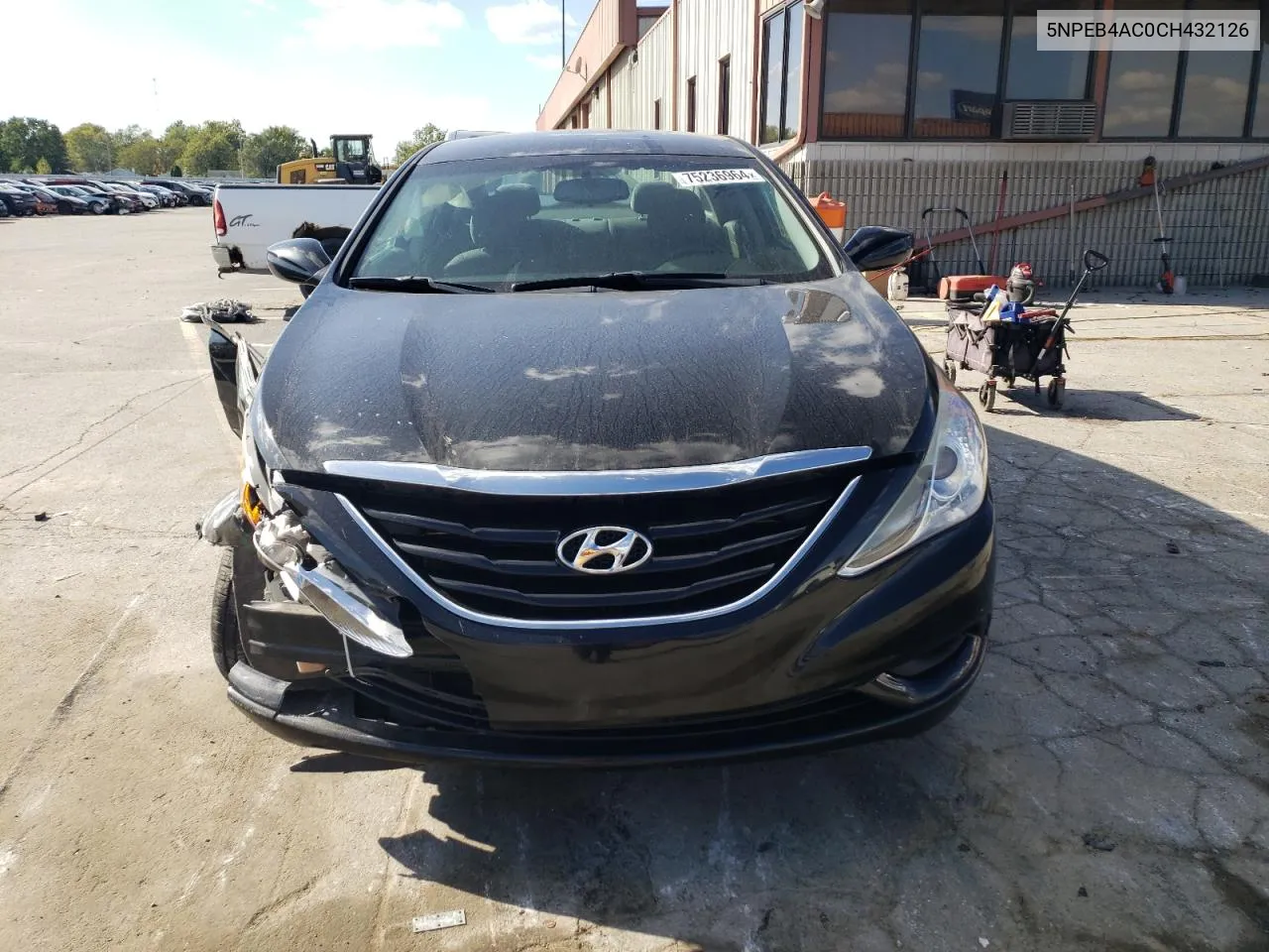 2012 Hyundai Sonata Gls VIN: 5NPEB4AC0CH432126 Lot: 75236964