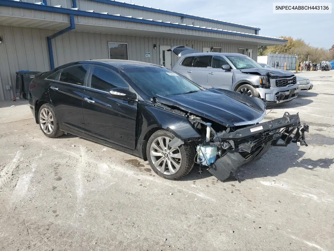 2012 Hyundai Sonata Se VIN: 5NPEC4AB8CH443136 Lot: 75330514