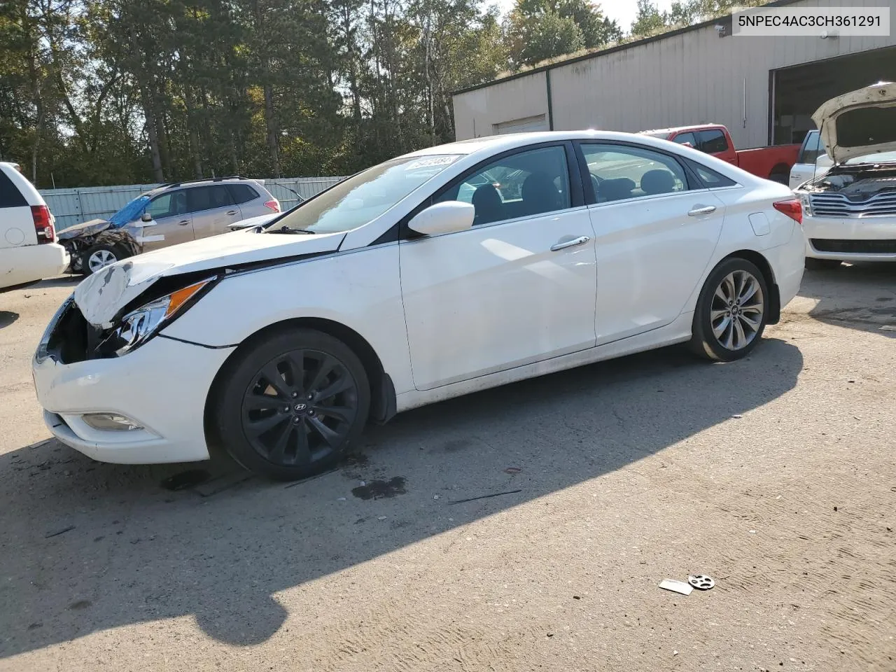 2012 Hyundai Sonata Se VIN: 5NPEC4AC3CH361291 Lot: 75472484