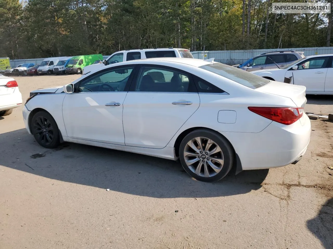 2012 Hyundai Sonata Se VIN: 5NPEC4AC3CH361291 Lot: 75472484