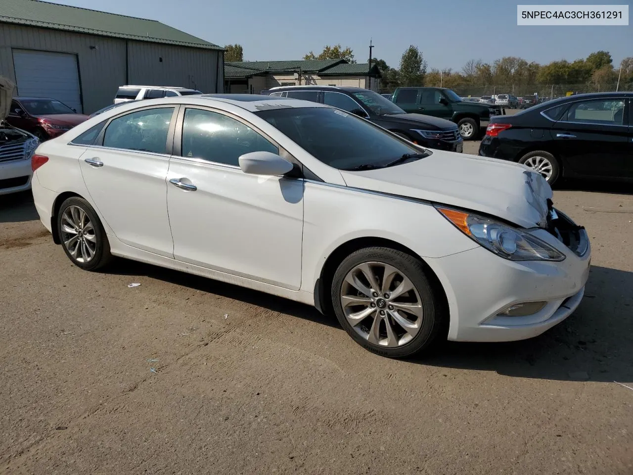 2012 Hyundai Sonata Se VIN: 5NPEC4AC3CH361291 Lot: 75472484