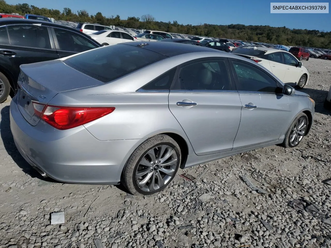 2012 Hyundai Sonata Se VIN: 5NPEC4ABXCH393789 Lot: 75677844