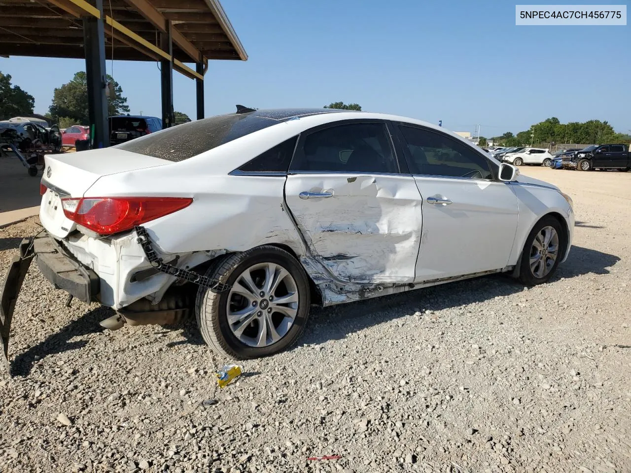 2012 Hyundai Sonata Se VIN: 5NPEC4AC7CH456775 Lot: 75767404