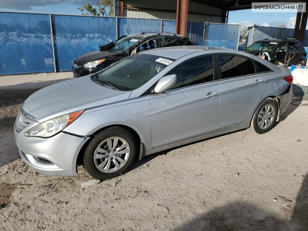 2012 Hyundai Sonata Gls VIN: 5NPEB4AC9CH448177 Lot: 75819434