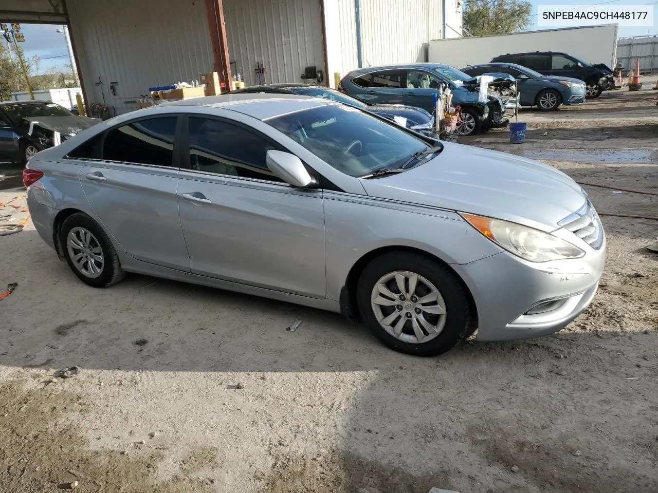 2012 Hyundai Sonata Gls VIN: 5NPEB4AC9CH448177 Lot: 75819434