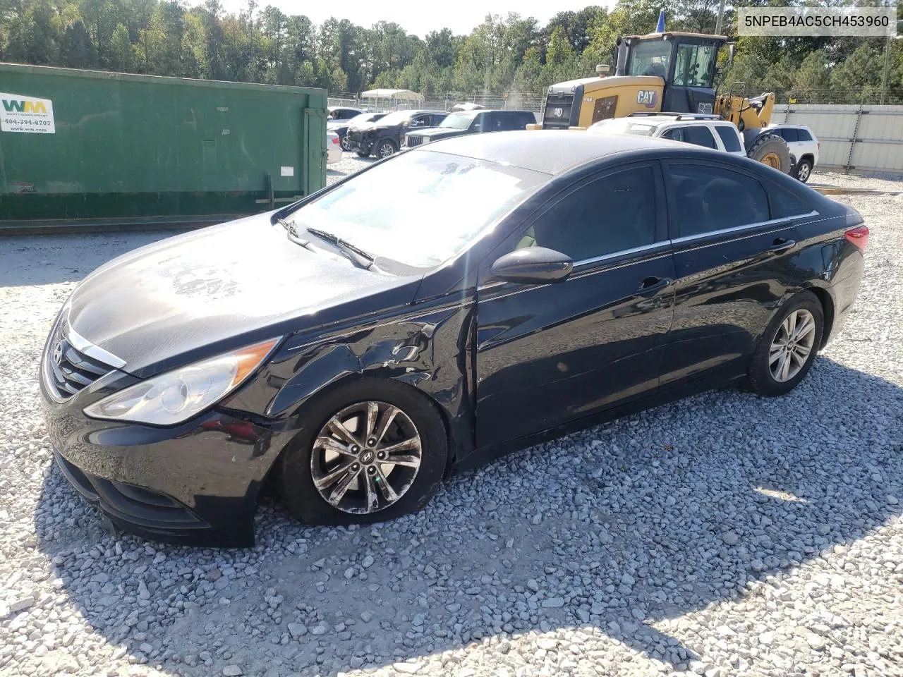 2012 Hyundai Sonata Gls VIN: 5NPEB4AC5CH453960 Lot: 75823114