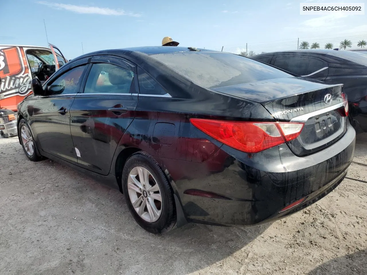 2012 Hyundai Sonata Gls VIN: 5NPEB4AC6CH405092 Lot: 75890324