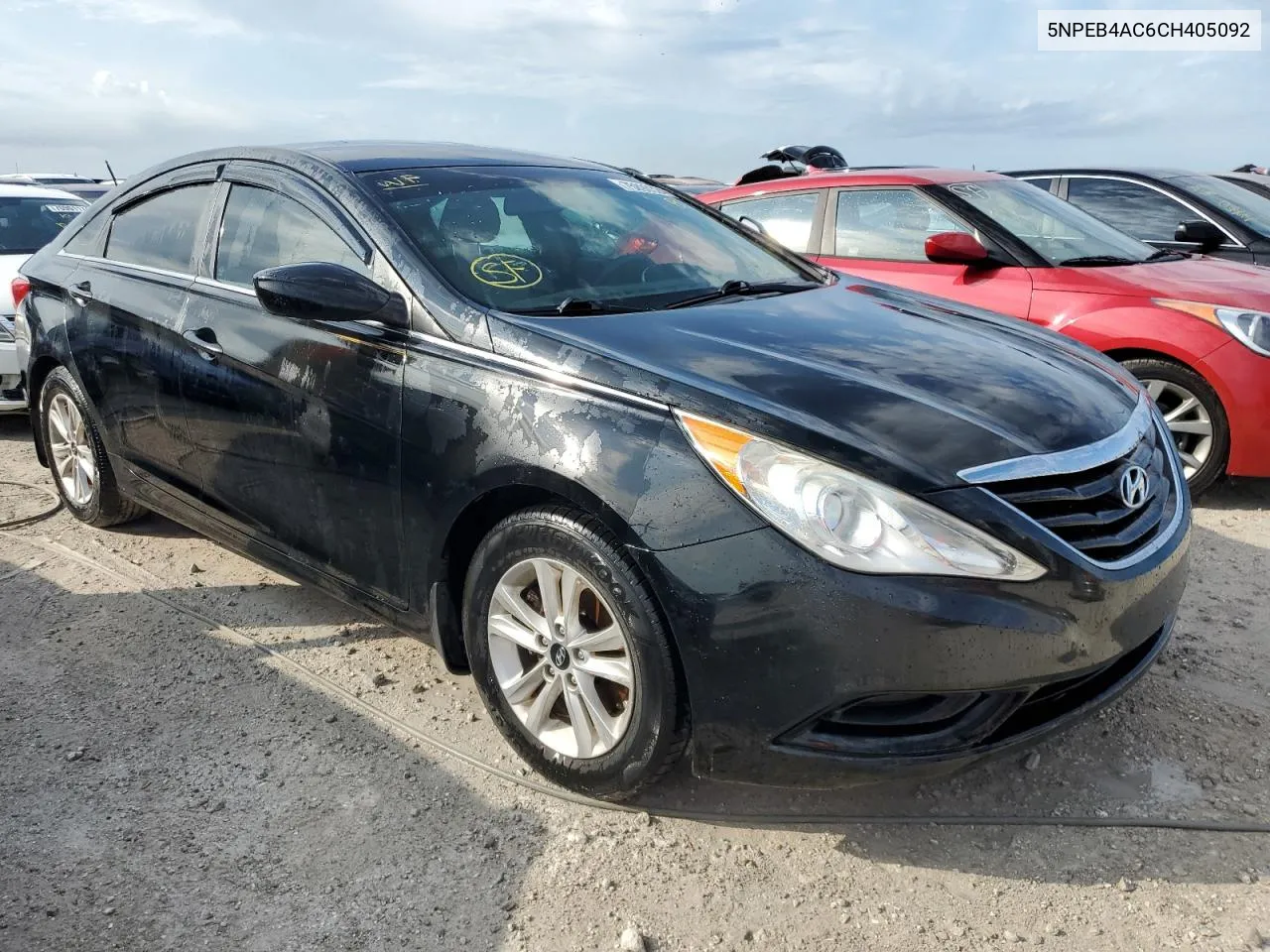 2012 Hyundai Sonata Gls VIN: 5NPEB4AC6CH405092 Lot: 75890324