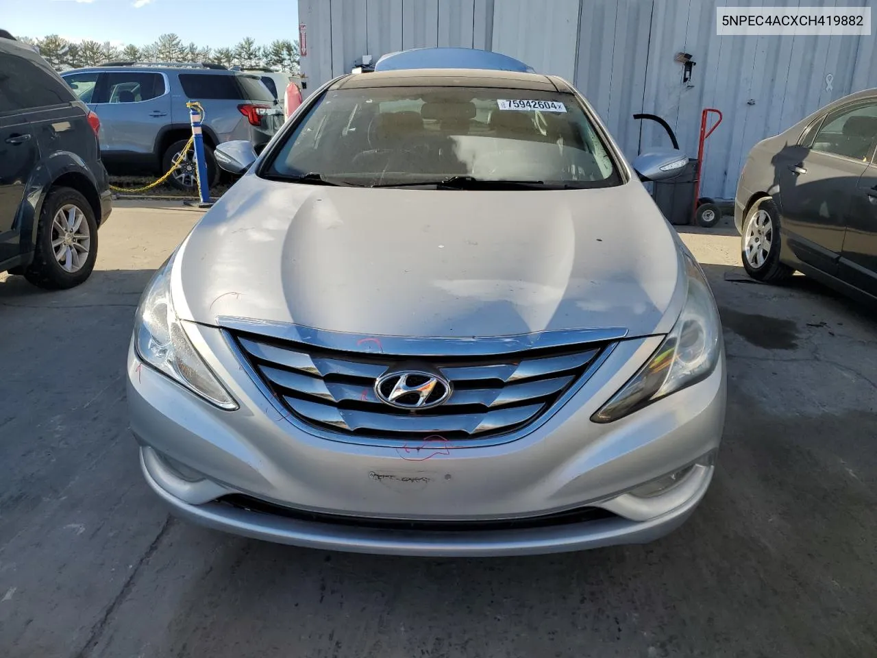 2012 Hyundai Sonata Se VIN: 5NPEC4ACXCH419882 Lot: 75942604