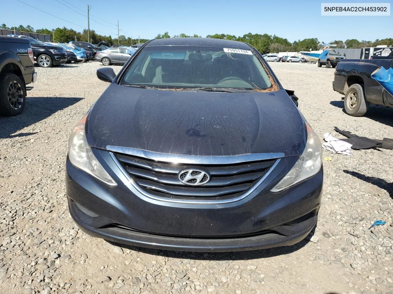 5NPEB4AC2CH453902 2012 Hyundai Sonata Gls