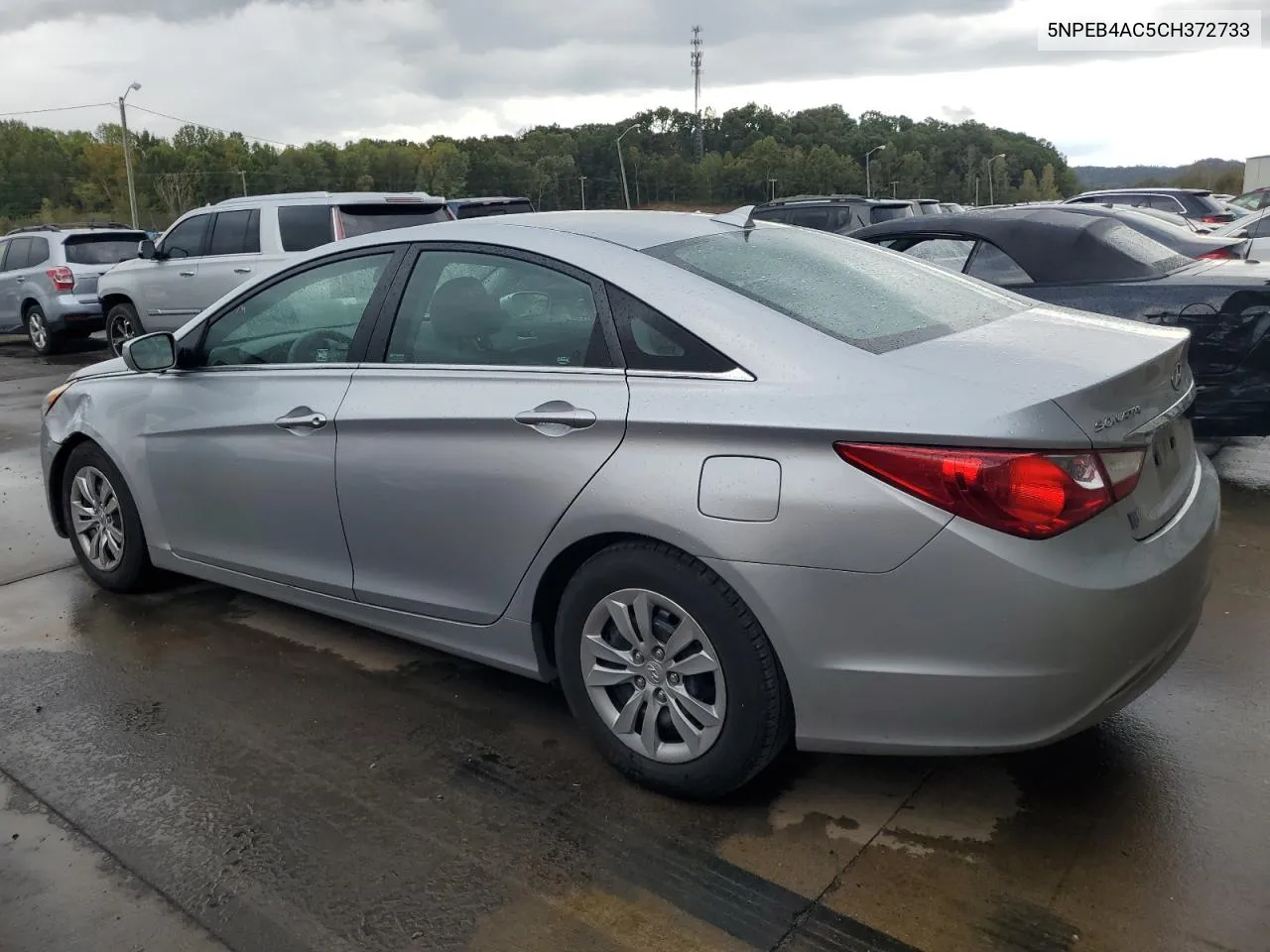 2012 Hyundai Sonata Gls VIN: 5NPEB4AC5CH372733 Lot: 76058274