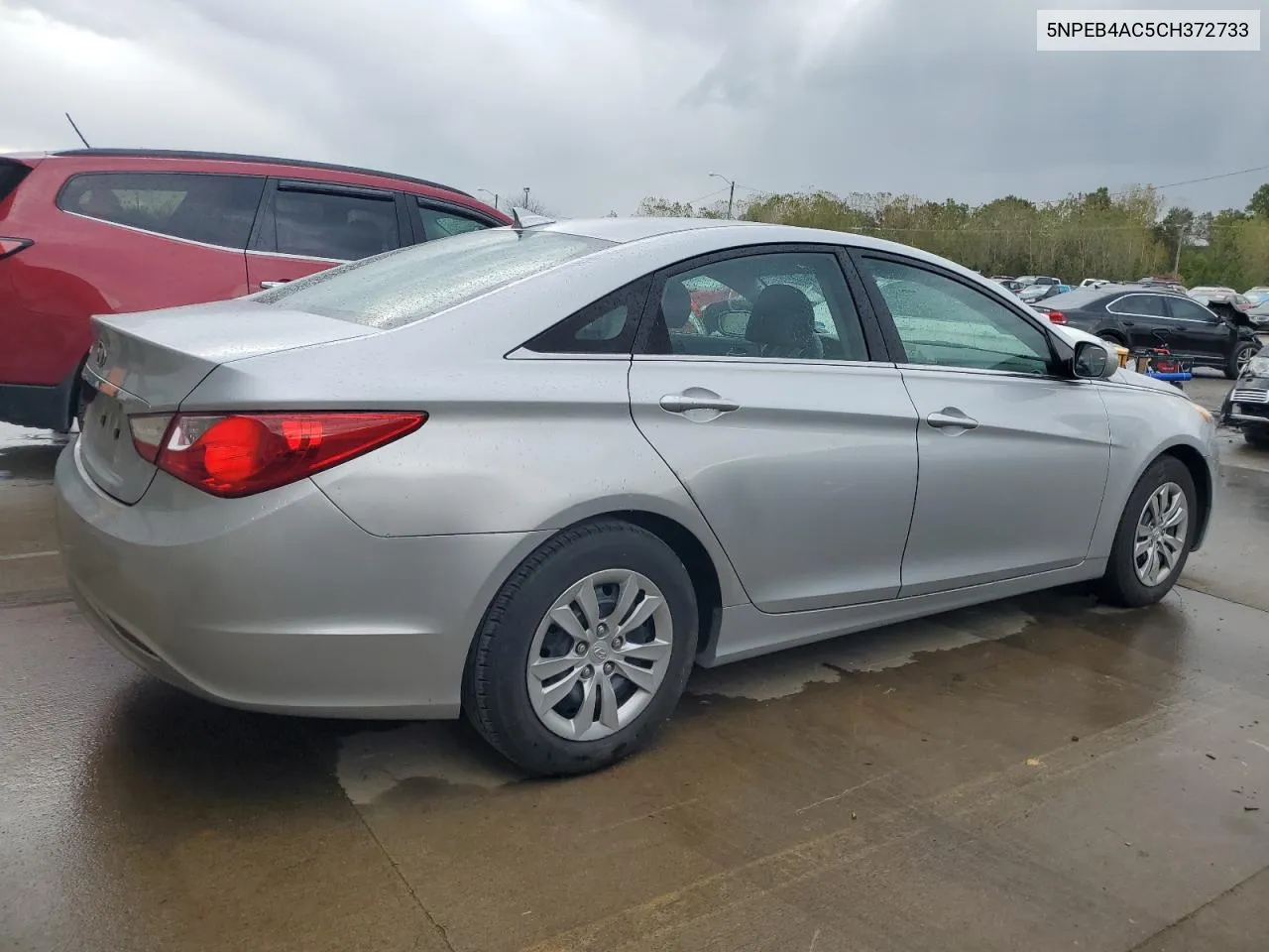 2012 Hyundai Sonata Gls VIN: 5NPEB4AC5CH372733 Lot: 76058274