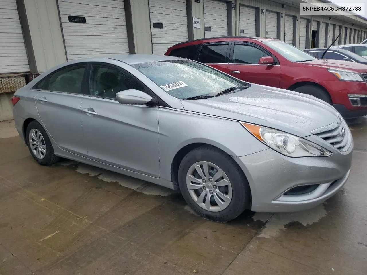 2012 Hyundai Sonata Gls VIN: 5NPEB4AC5CH372733 Lot: 76058274