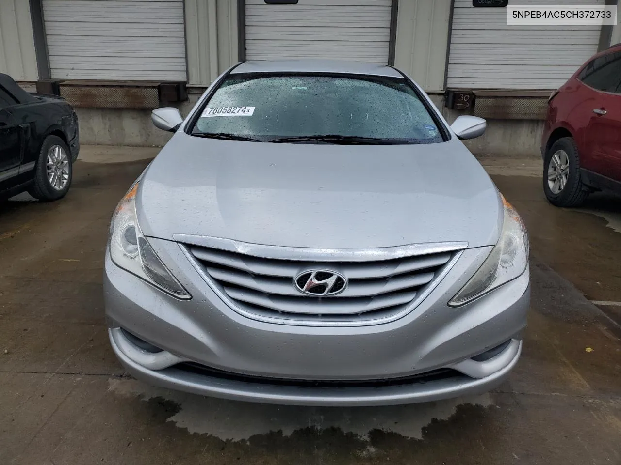 2012 Hyundai Sonata Gls VIN: 5NPEB4AC5CH372733 Lot: 76058274