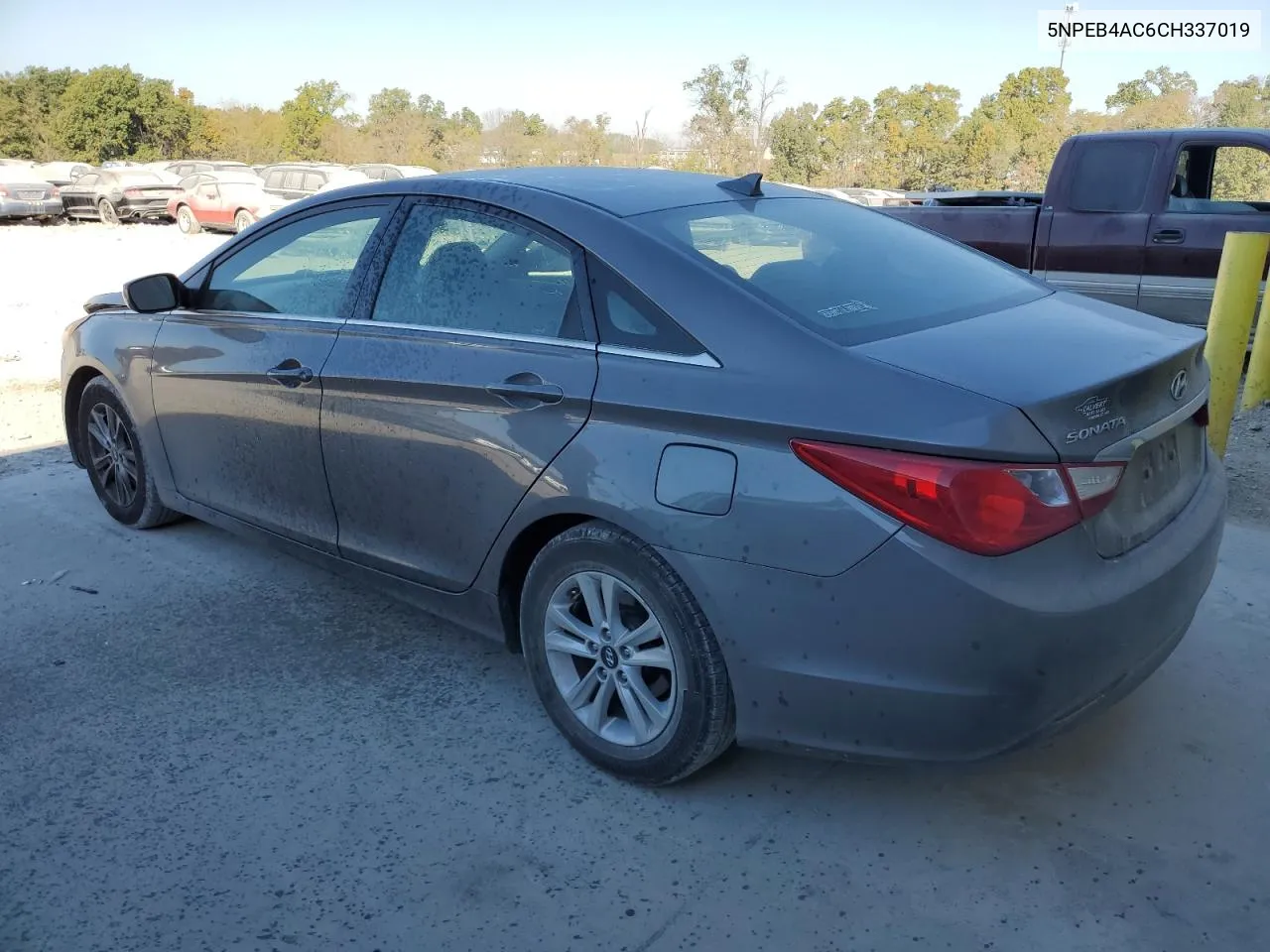 2012 Hyundai Sonata Gls VIN: 5NPEB4AC6CH337019 Lot: 76292624