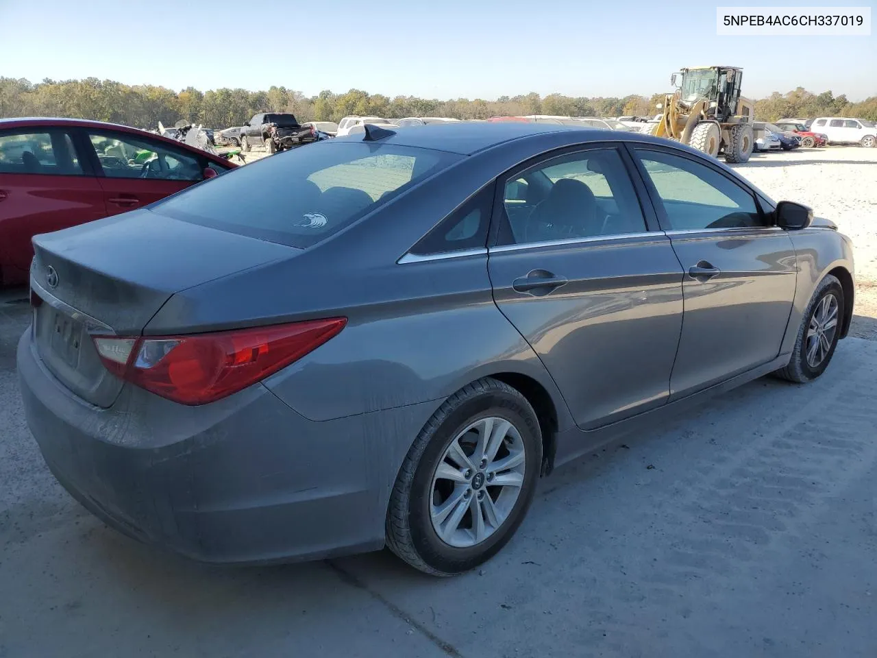 2012 Hyundai Sonata Gls VIN: 5NPEB4AC6CH337019 Lot: 76292624