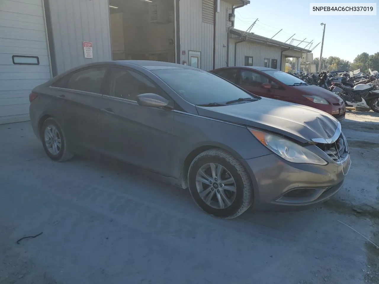 2012 Hyundai Sonata Gls VIN: 5NPEB4AC6CH337019 Lot: 76292624