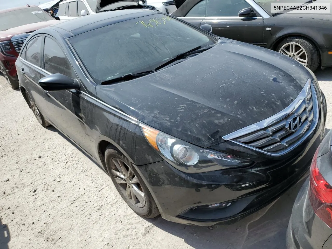 2012 Hyundai Sonata Se VIN: 5NPEC4AB2CH341346 Lot: 76383564