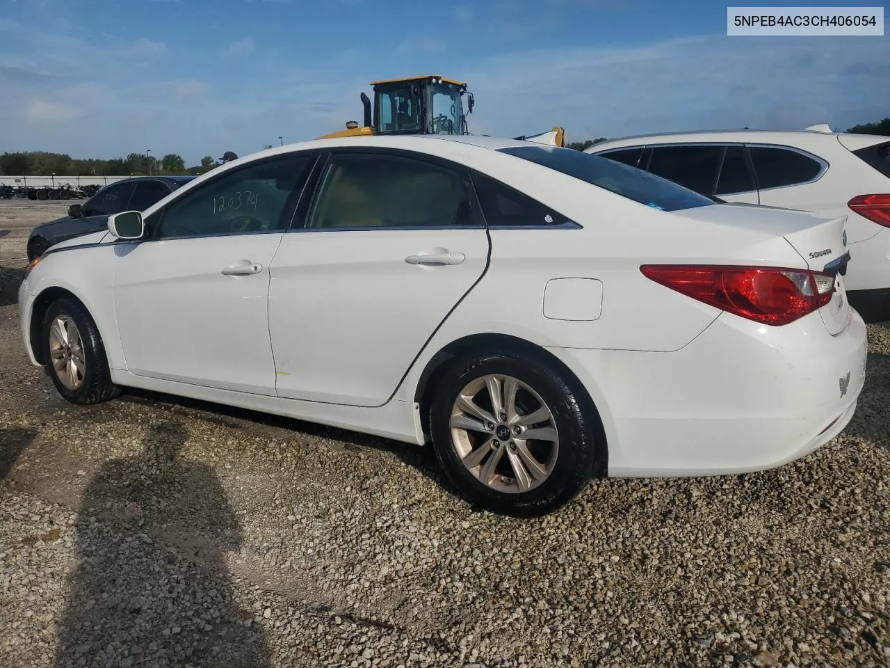 2012 Hyundai Sonata Gls VIN: 5NPEB4AC3CH406054 Lot: 76383634