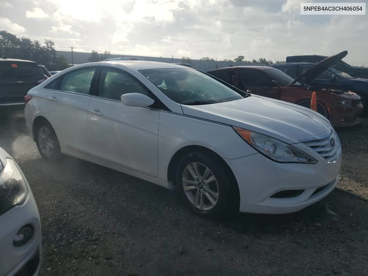 2012 Hyundai Sonata Gls VIN: 5NPEB4AC3CH406054 Lot: 76383634