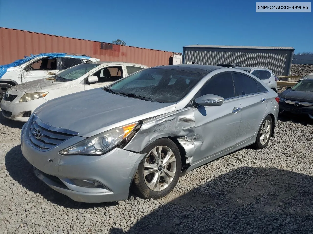 2012 Hyundai Sonata Se VIN: 5NPEC4AC3CH499686 Lot: 76404234