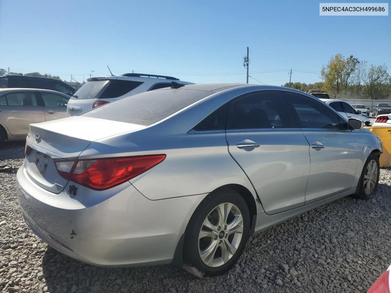 2012 Hyundai Sonata Se VIN: 5NPEC4AC3CH499686 Lot: 76404234