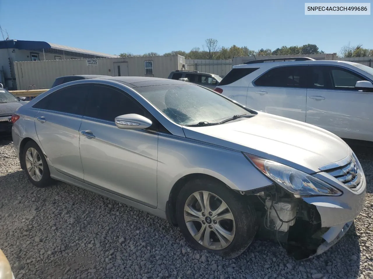 2012 Hyundai Sonata Se VIN: 5NPEC4AC3CH499686 Lot: 76404234