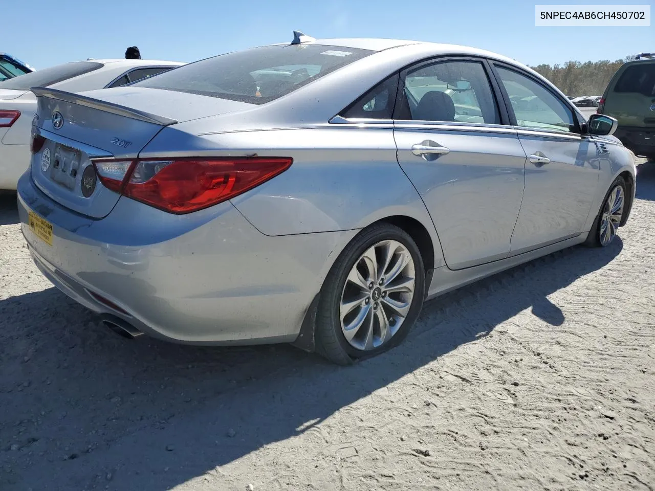 2012 Hyundai Sonata Se VIN: 5NPEC4AB6CH450702 Lot: 76407154