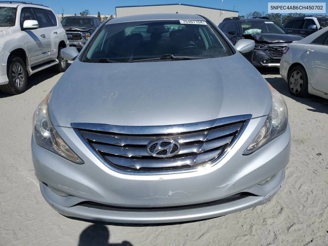 2012 Hyundai Sonata Se VIN: 5NPEC4AB6CH450702 Lot: 76407154