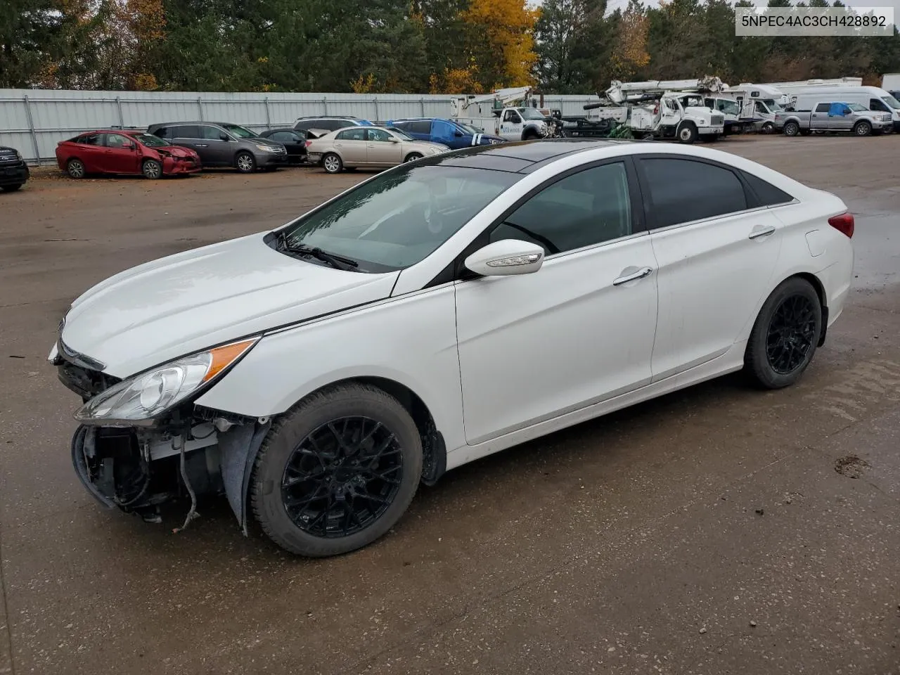 2012 Hyundai Sonata Se VIN: 5NPEC4AC3CH428892 Lot: 76498524