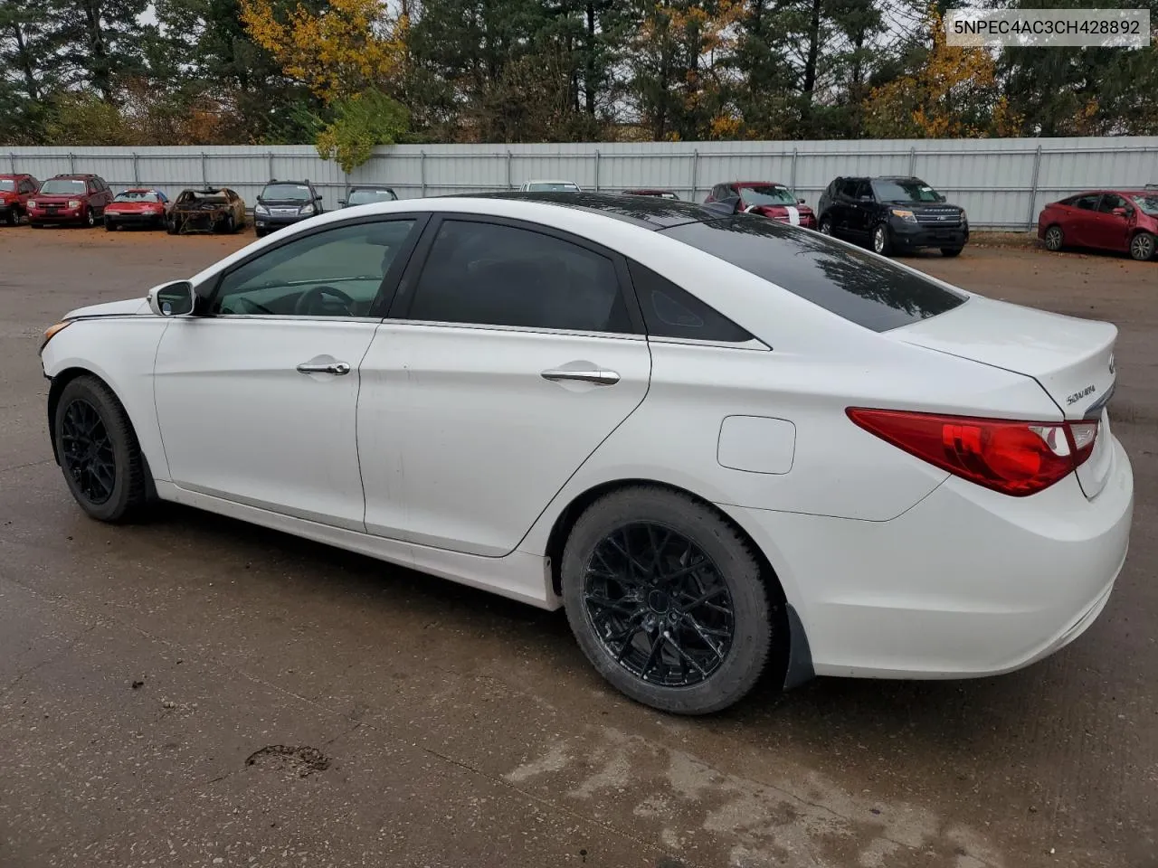 2012 Hyundai Sonata Se VIN: 5NPEC4AC3CH428892 Lot: 76498524