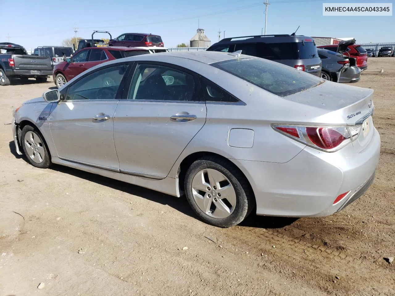 2012 Hyundai Sonata Hybrid VIN: KMHEC4A45CA043345 Lot: 76515234