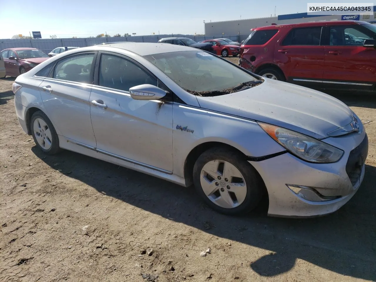 2012 Hyundai Sonata Hybrid VIN: KMHEC4A45CA043345 Lot: 76515234