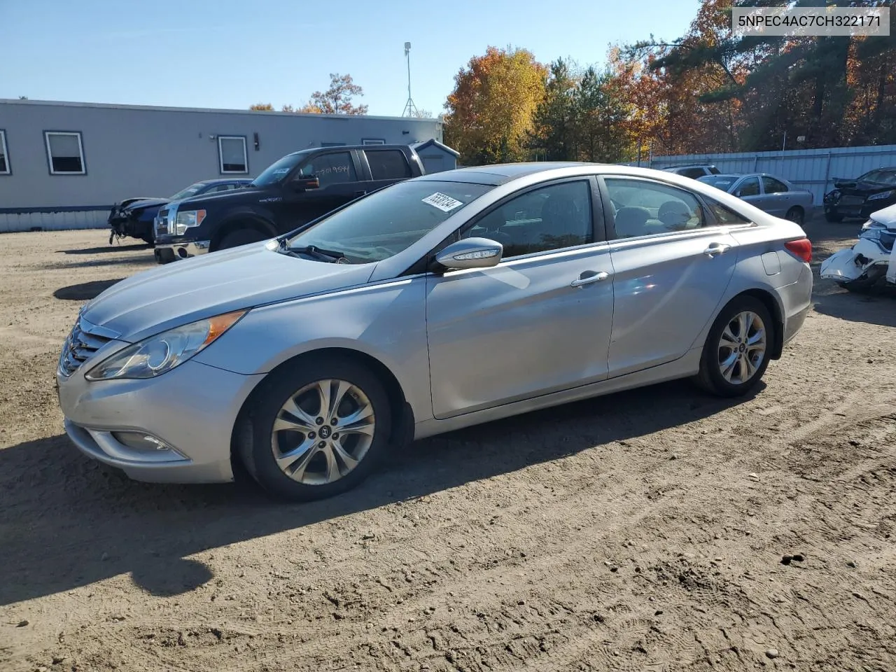 2012 Hyundai Sonata Se VIN: 5NPEC4AC7CH322171 Lot: 76538134